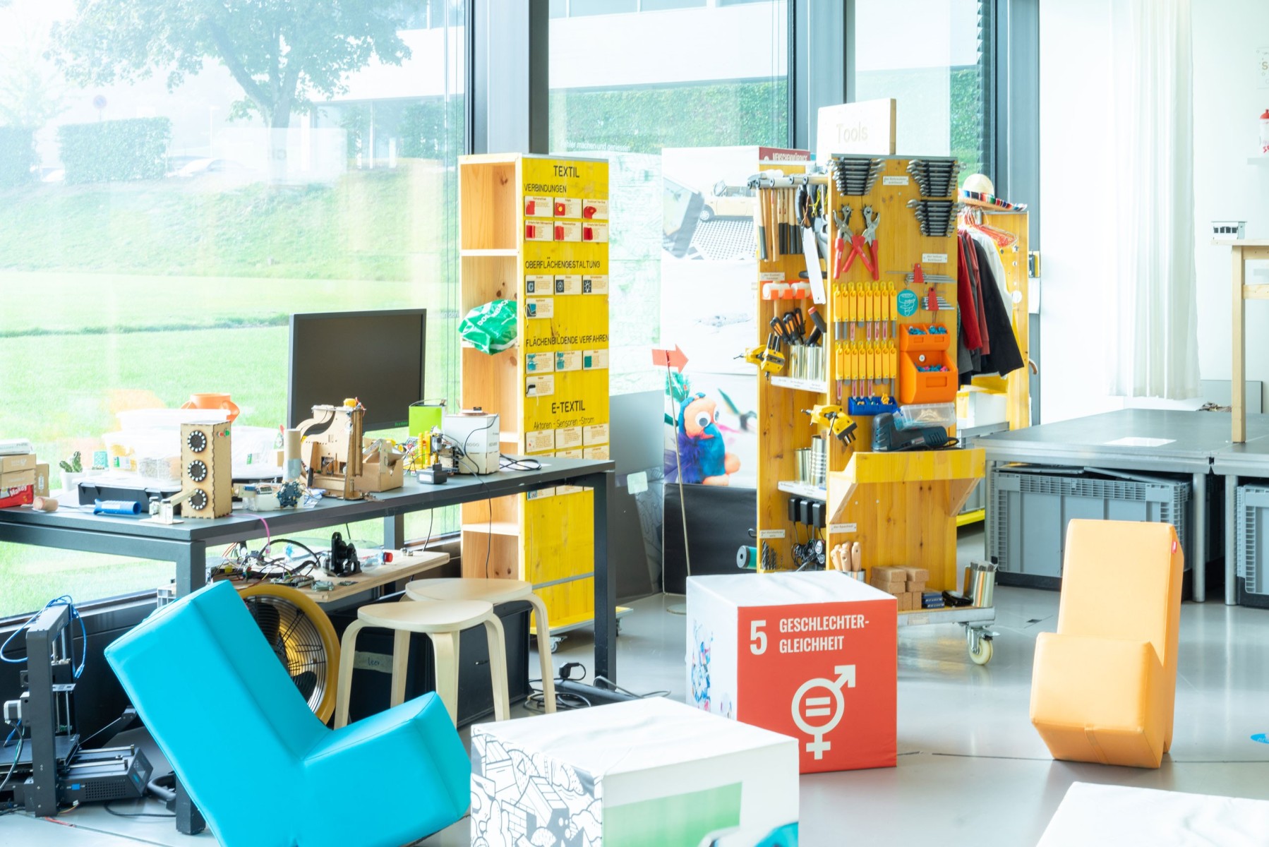Der MakerSpace an der PHTG.