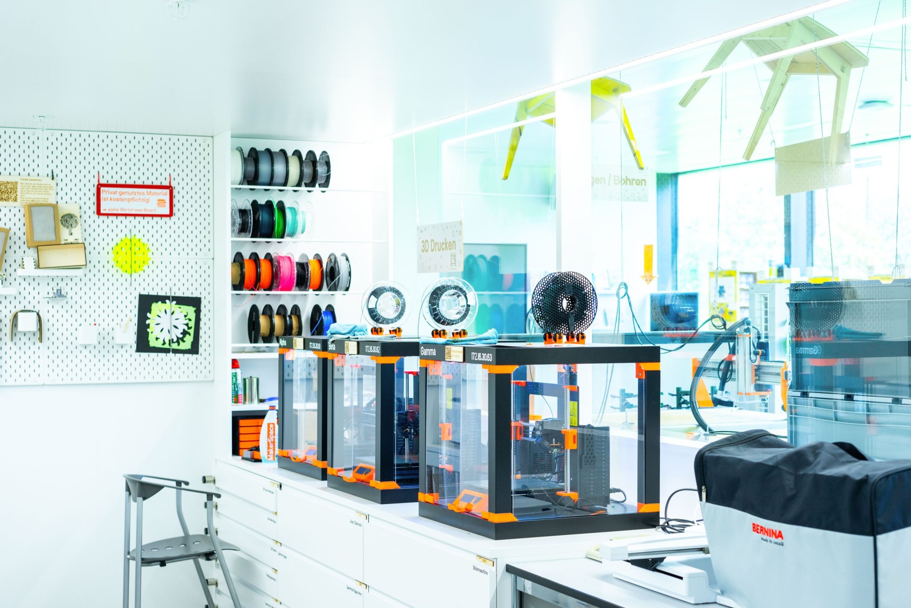 Der MakerSpace an der PHTG.