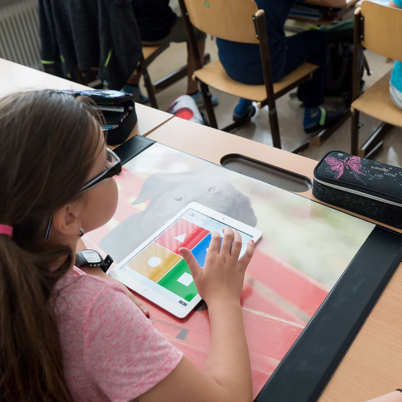 Abstimmung in einem Schulzimmer. Bild zum Forschungsbereich Bildungssoziologie.
