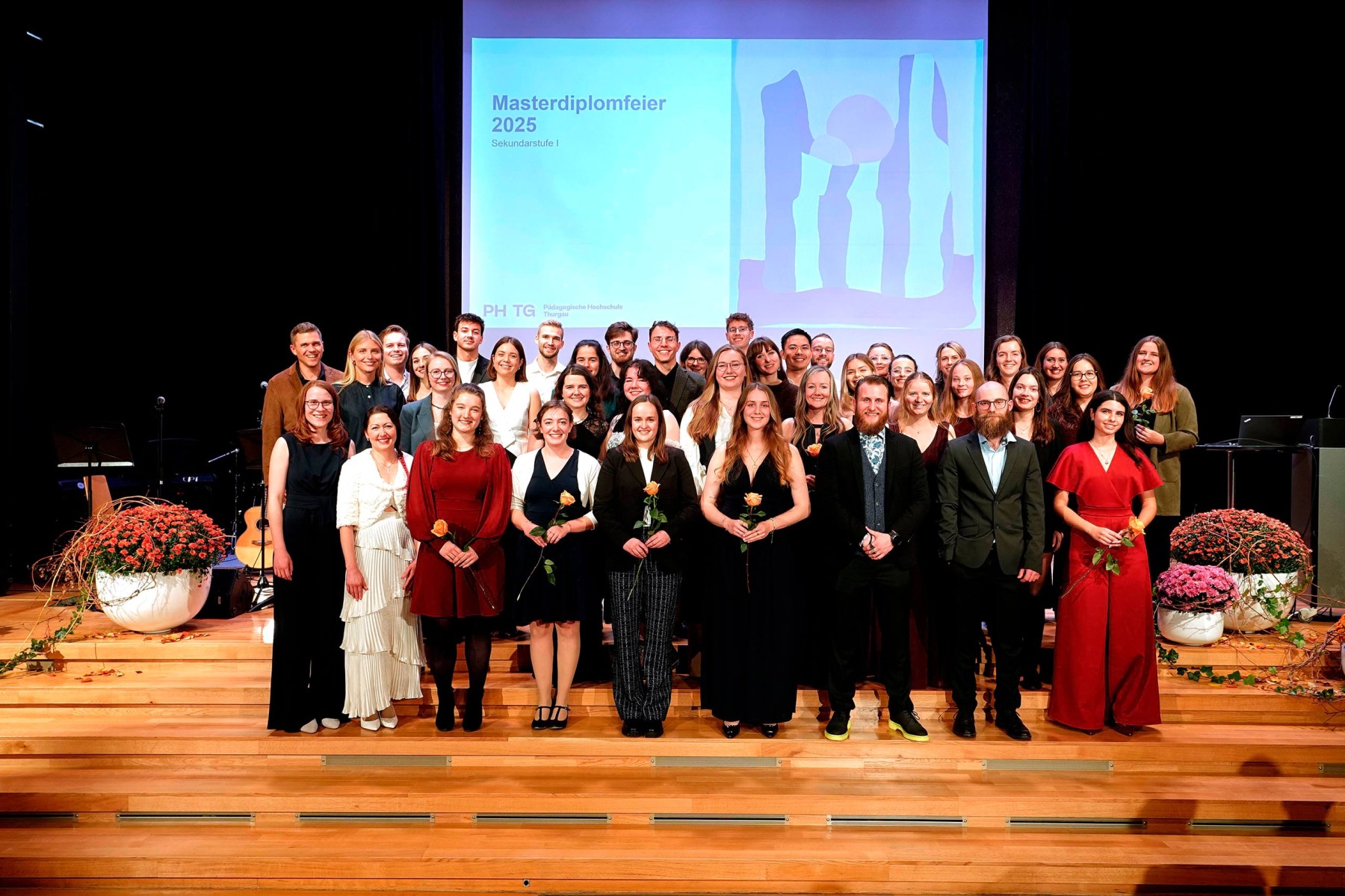 Masterdiplomfeier der Sekundarstufe I an der PHTG, November 2025.