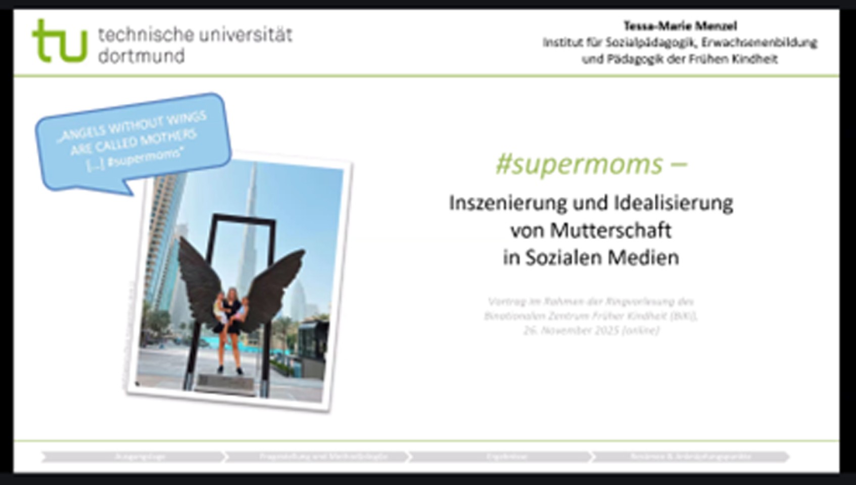 Ringvorlesung zum Thema «#supermoms – Inszenierung und Idealisierung von Mutterschaft in Sozialen Medien»