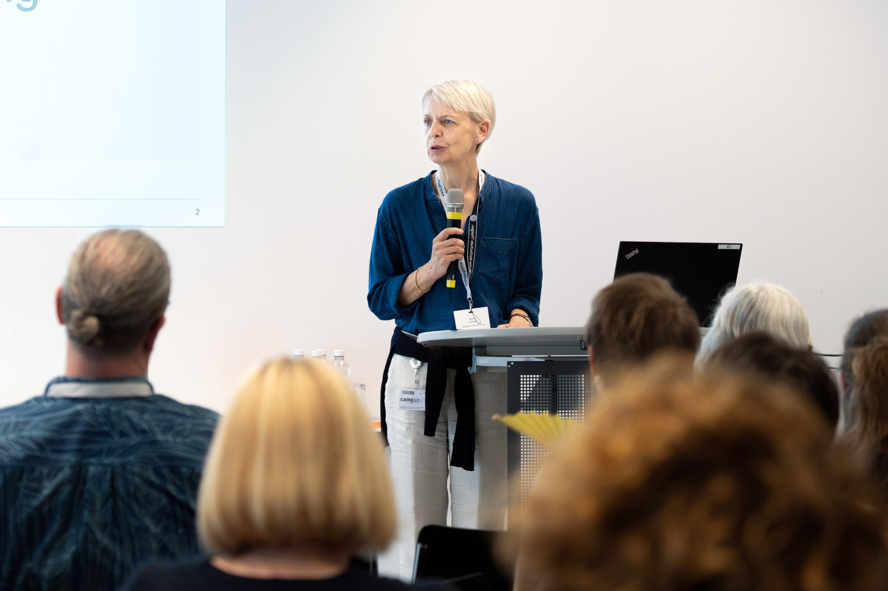 Prof. Dr. Sabina Larcher Klee am 6. Interna­tionales Boden­see Symposium Frühe Kind­heit