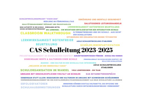 CAS Schulleitung von 2023 bis 2025