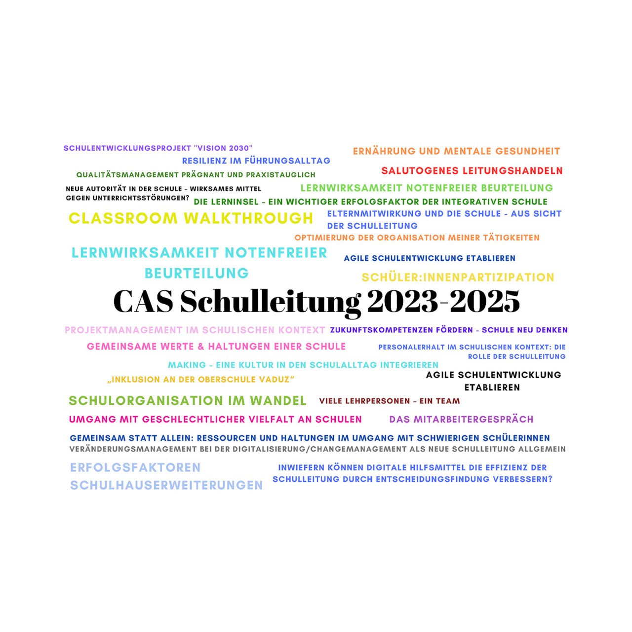 CAS Schulleitung von 2023 bis 2025