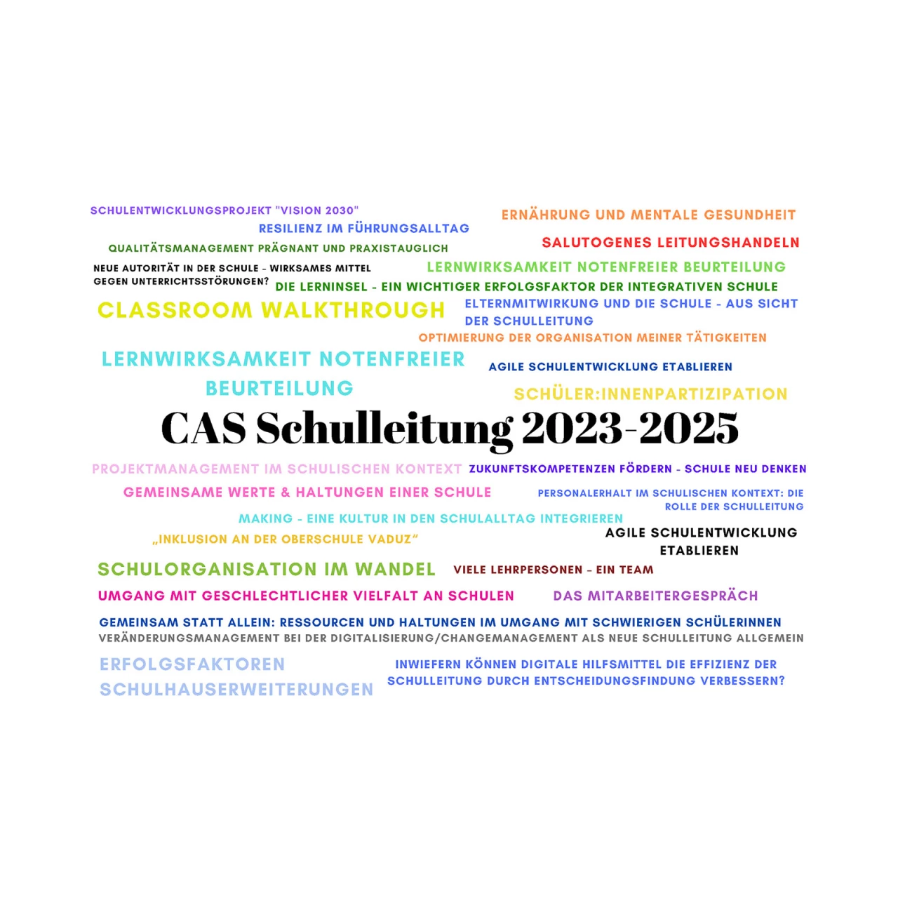 CAS Schulleitung von 2023 bis 2025