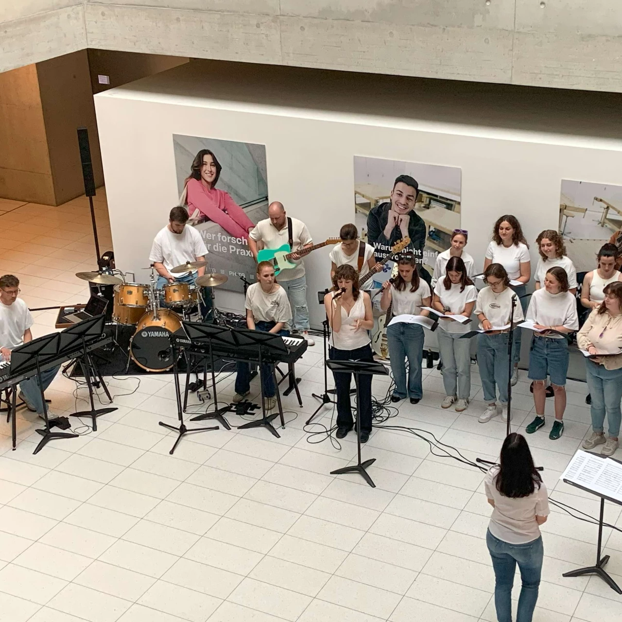 Semesterabschlusskonzert mit 80er-Vibes