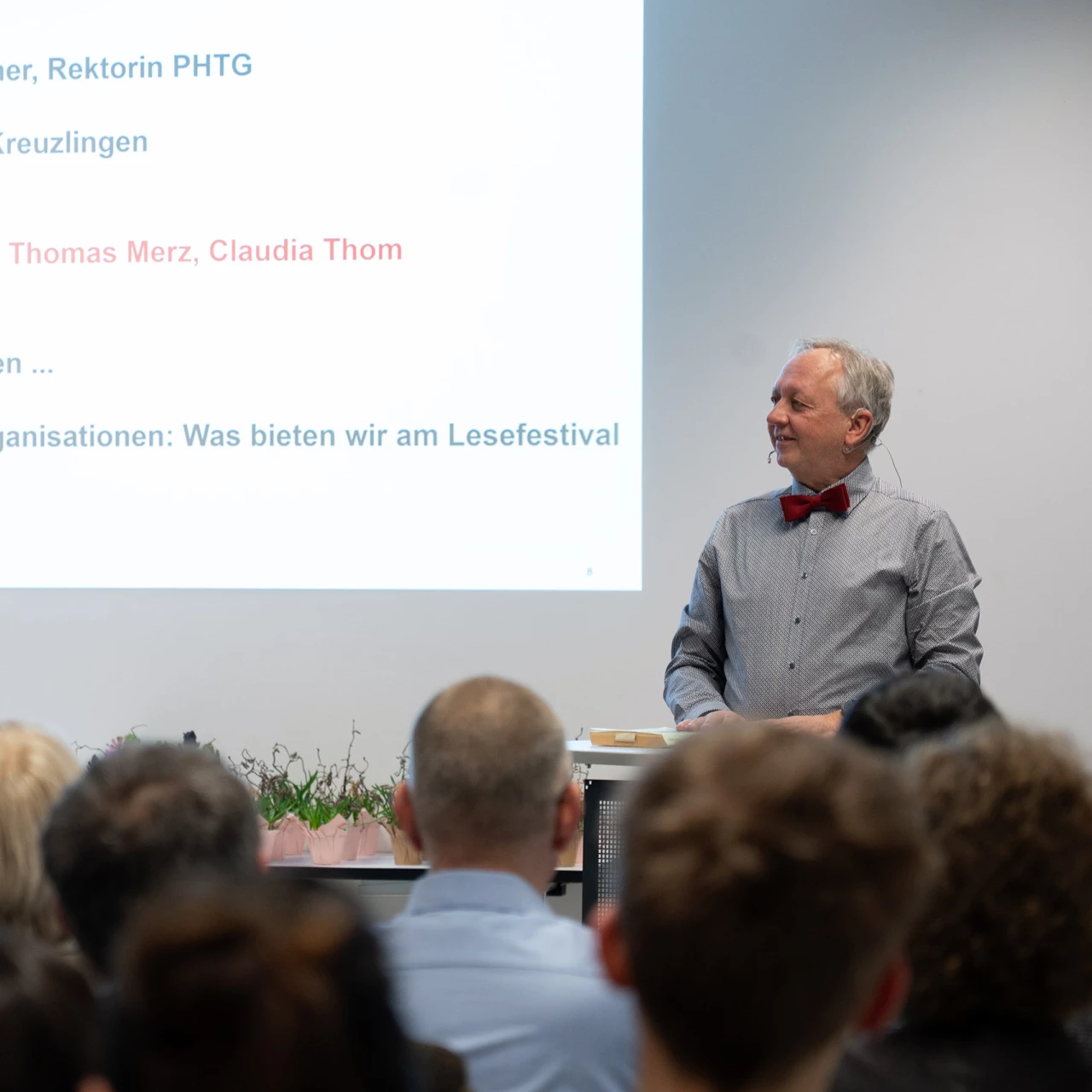 Thomas Merz, Startveranstaltung erstes Lesefestival in Kreuzlingen