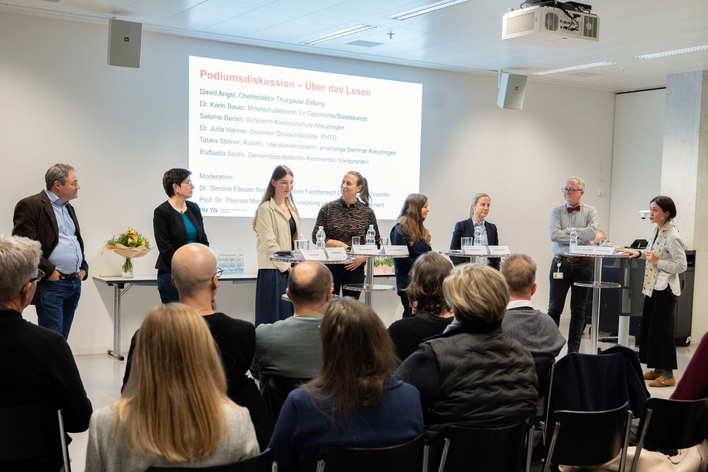 Podiumsdiskussion Startveranstaltung erstes Lesefestival in Kreuzlingen