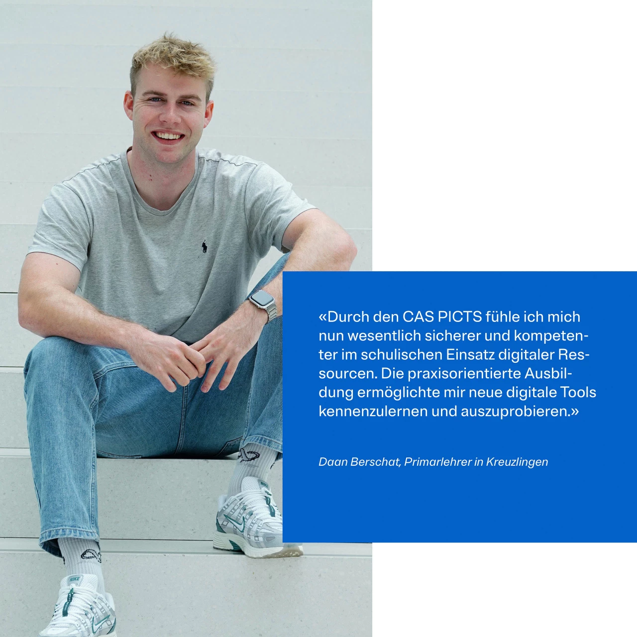 Absolvent des CAS Pädagogischer ICT-Support (PICTS)